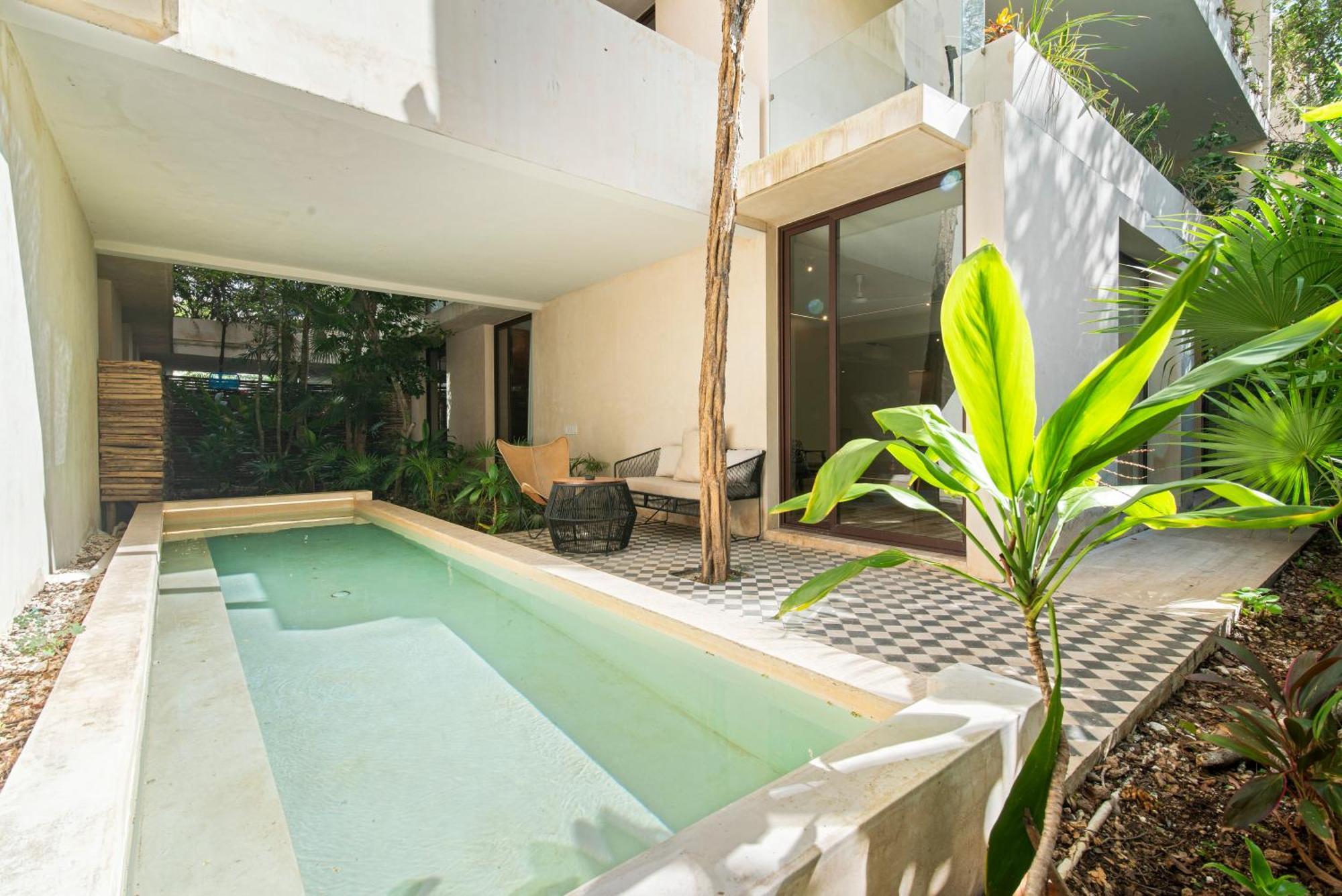 102-104 Amazing Private Pool And Fully Equipped Apartment Tulum Exterior foto